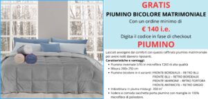 piumino bicolore