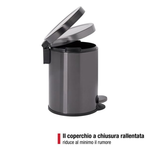 Cestino con pedale Rubbermaid da 6L - immagine 2