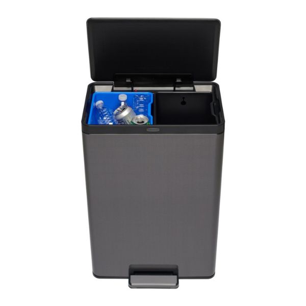 Contenitore a pedale Rubbermaid Elite Dual Stream da 39L - immagine 4