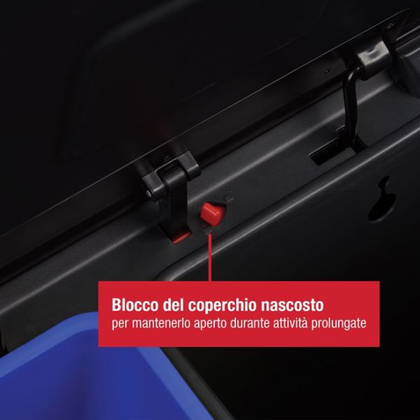 Contenitore a pedale Rubbermaid Elite Dual Stream da 60L - immagine 3