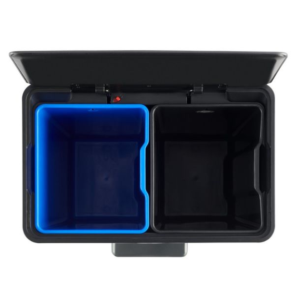 Contenitore a pedale Rubbermaid Elite Dual Stream da 39L - immagine 3