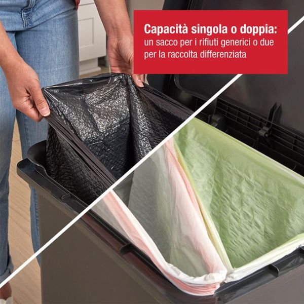 Contenitore a pedale Rubbermaid Premier Series da 71L - immagine 5
