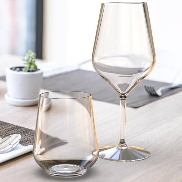 Bicchiere Elegance in TRITAN - 390 cc - Ø 6,5x10 cm - immagine 2