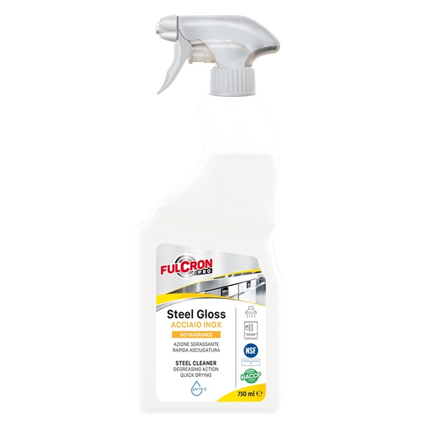 detergente acciaio inox